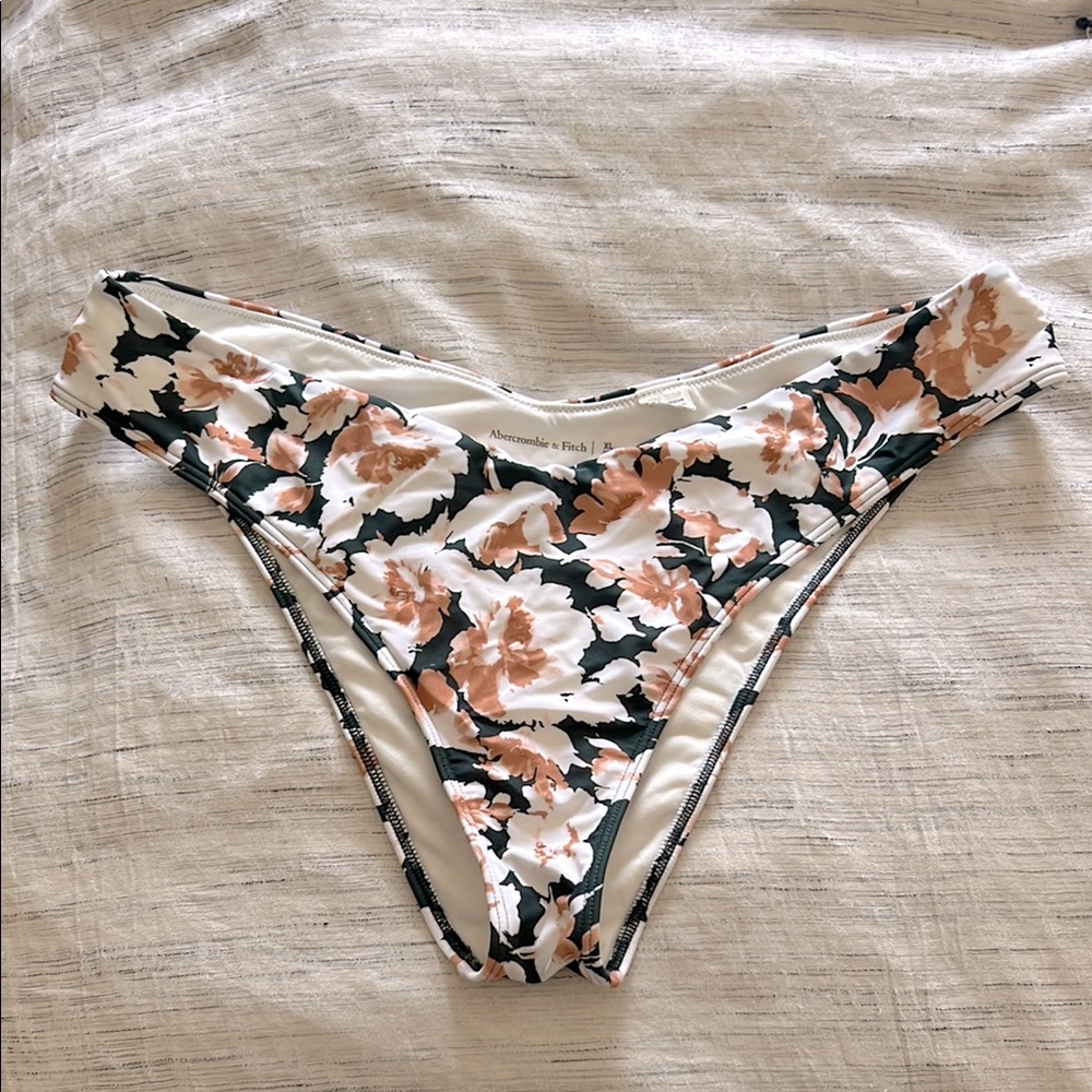 Abercrombie & Fitch Floral V-Cut Bikini Bottom